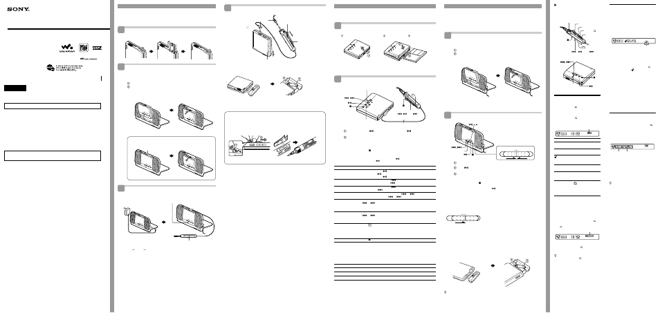 Sony MZ-E810SP User Manual | 2 pages