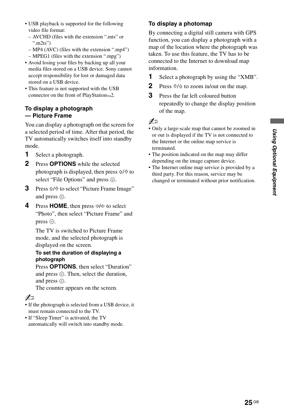 Sony BRAVIA 4-256-733-F2(1) User Manual | Page 25 / 72