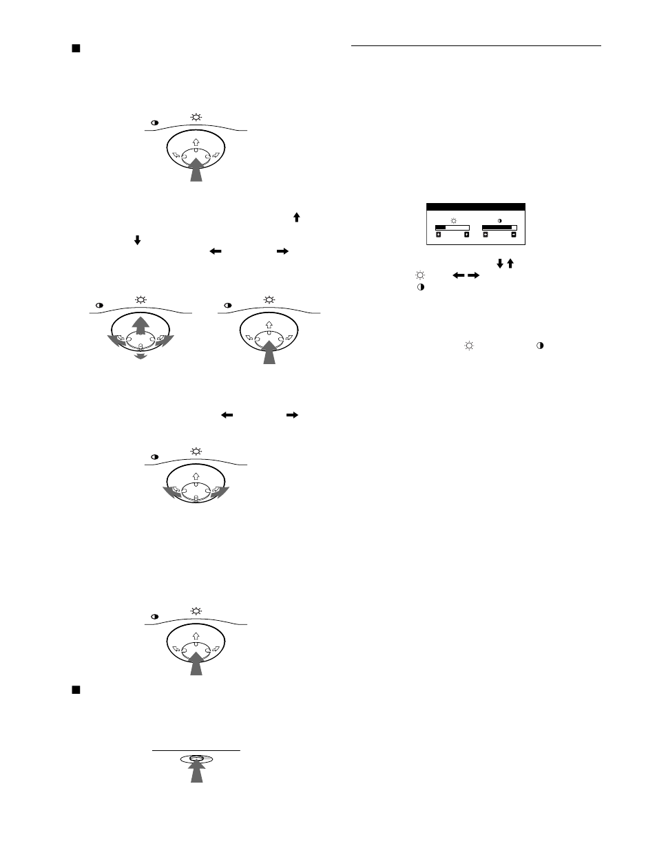 X die steuertaste, X zurücksetzen der einstellungen, Einstellen von helligkeit und kontrast | E (seite 10), Seite 10 | Sony CPD-G400P User Manual | Page 46 / 148