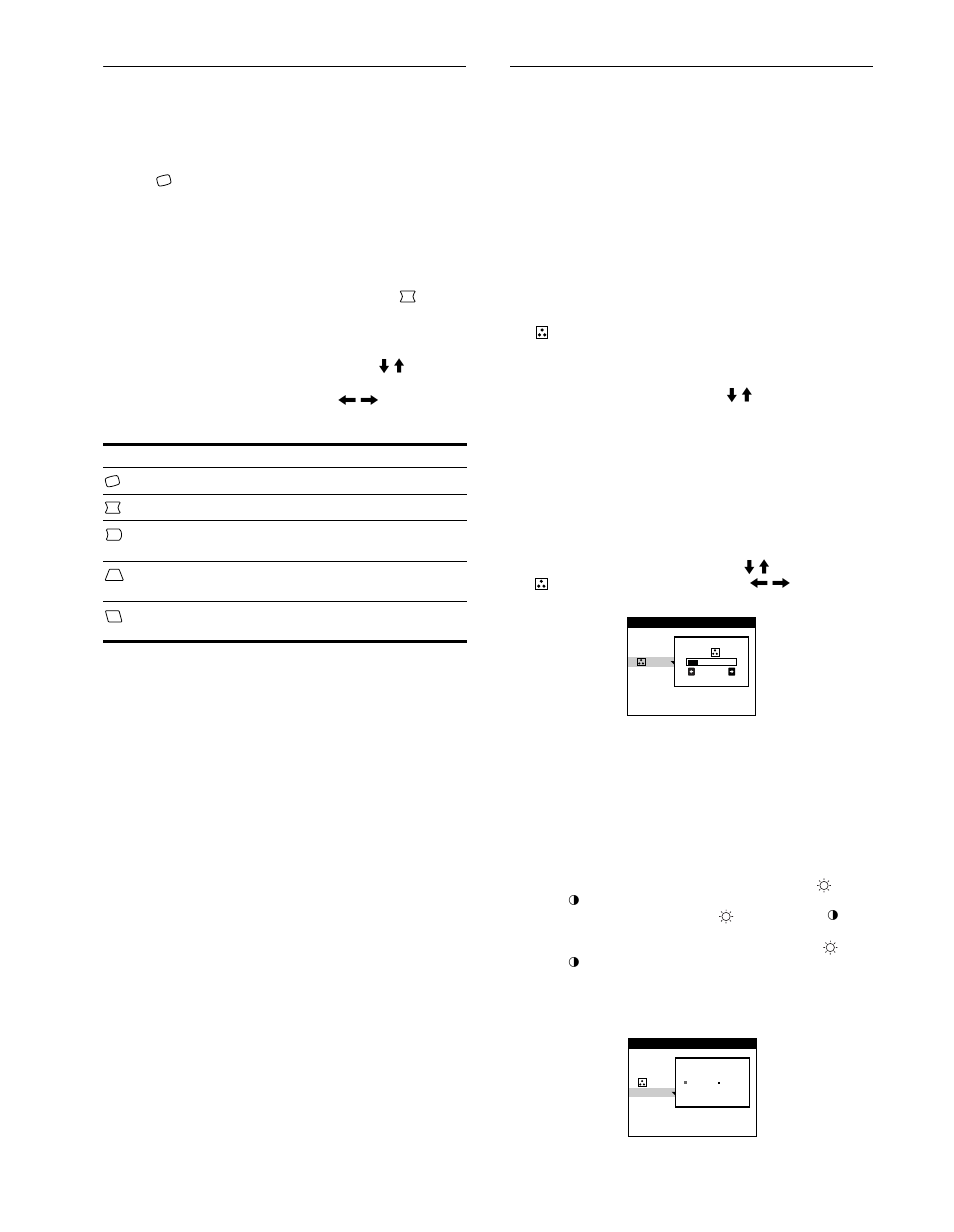 Ajuste de la forma de la imagen (geom), Ajuste del color de la imagen (color), Modo srgb | 12 ajuste de la forma de la imagen (geom) | Sony CPD-G400P User Manual | Page 66 / 148