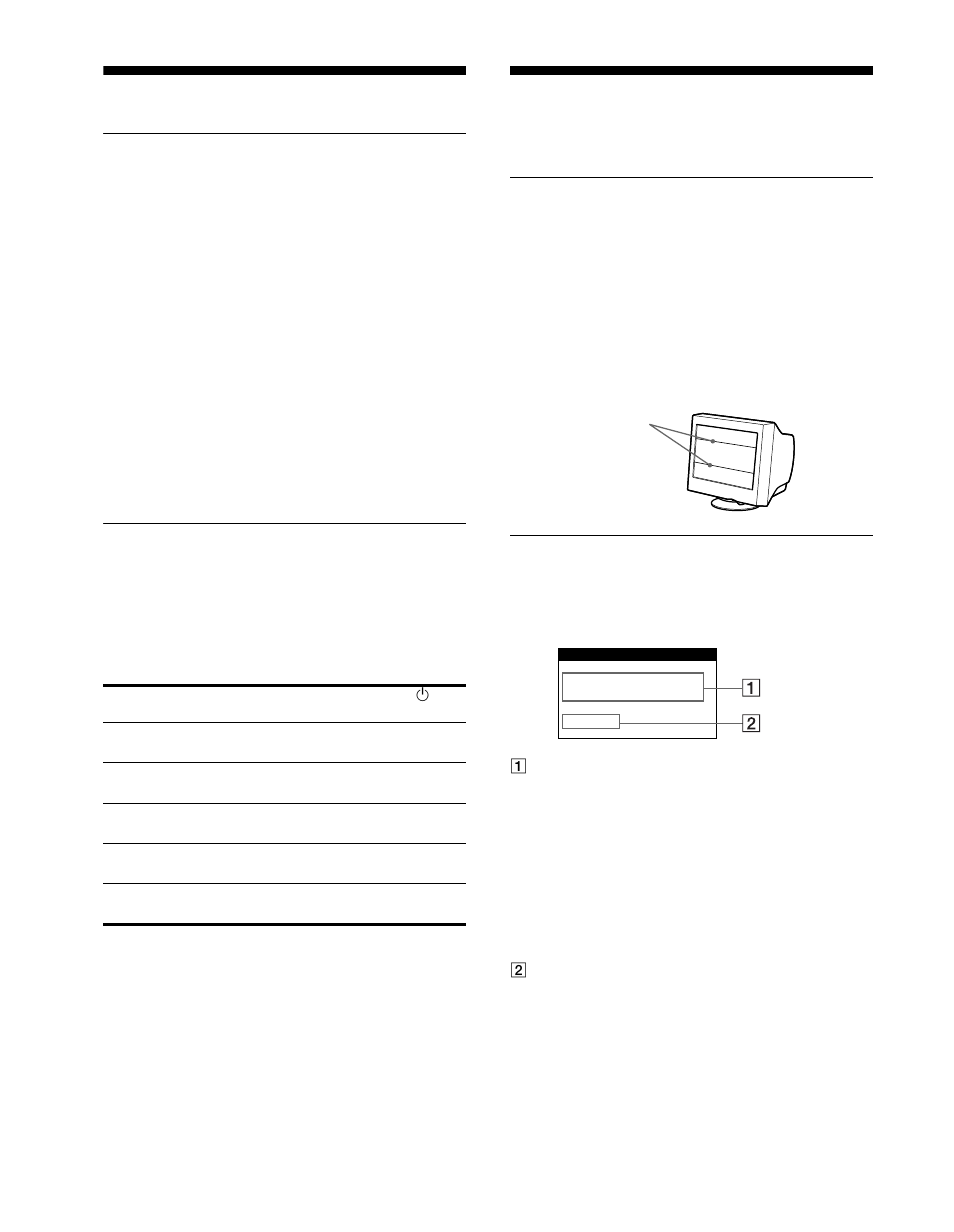 Características técnicas, Modos predefinidos y de usuario, Nota para los usuarios de windows | Función de ahorro de energía, Solución de problemas, Mensajes en pantalla | Sony CPD-G400P User Manual | Page 70 / 148