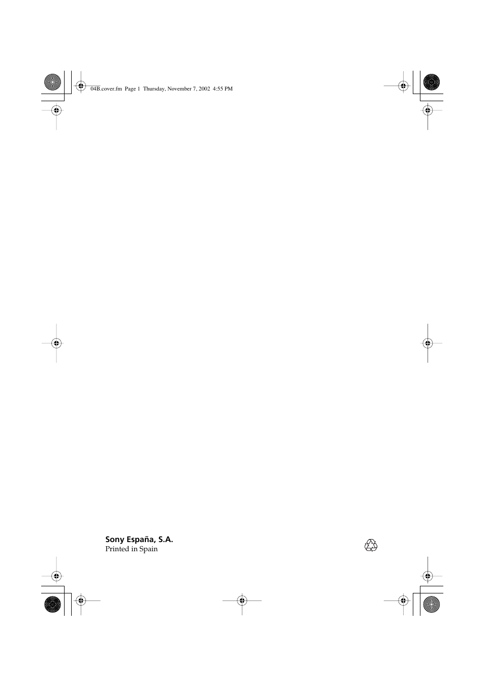 Sony KV-14LT1B User Manual | Page 20 / 20