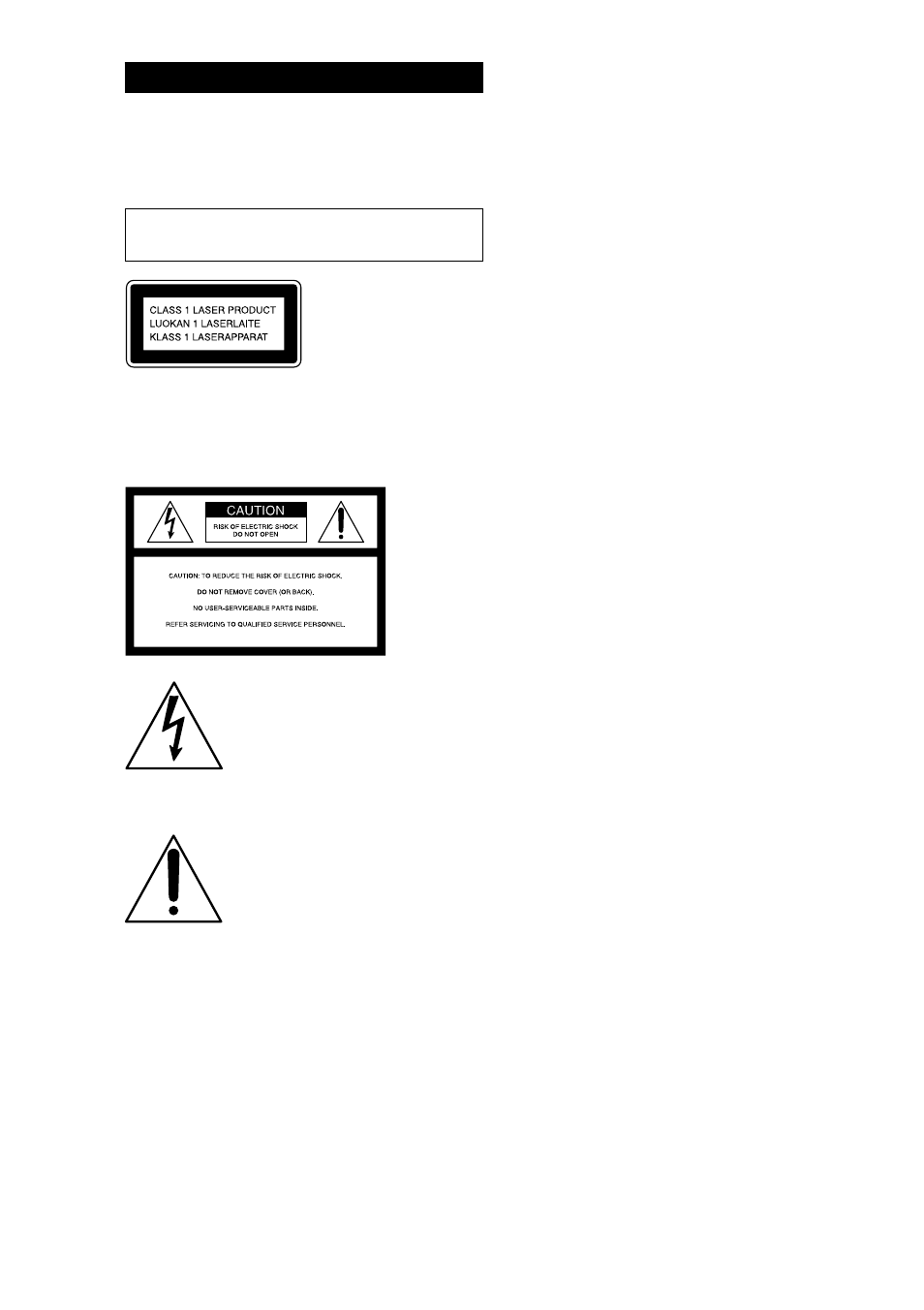 2warning | Sony CMT-LS1 User Manual | Page 2 / 32