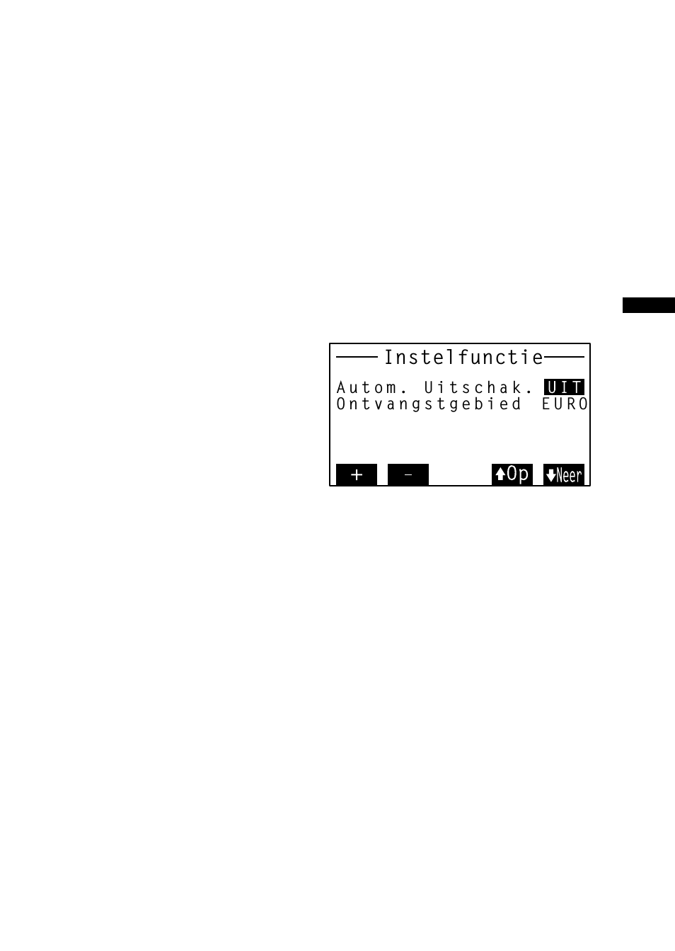 Instellen van de automatische uitschakelfunctie | Sony SRF-DR2000 User Manual | Page 117 / 164