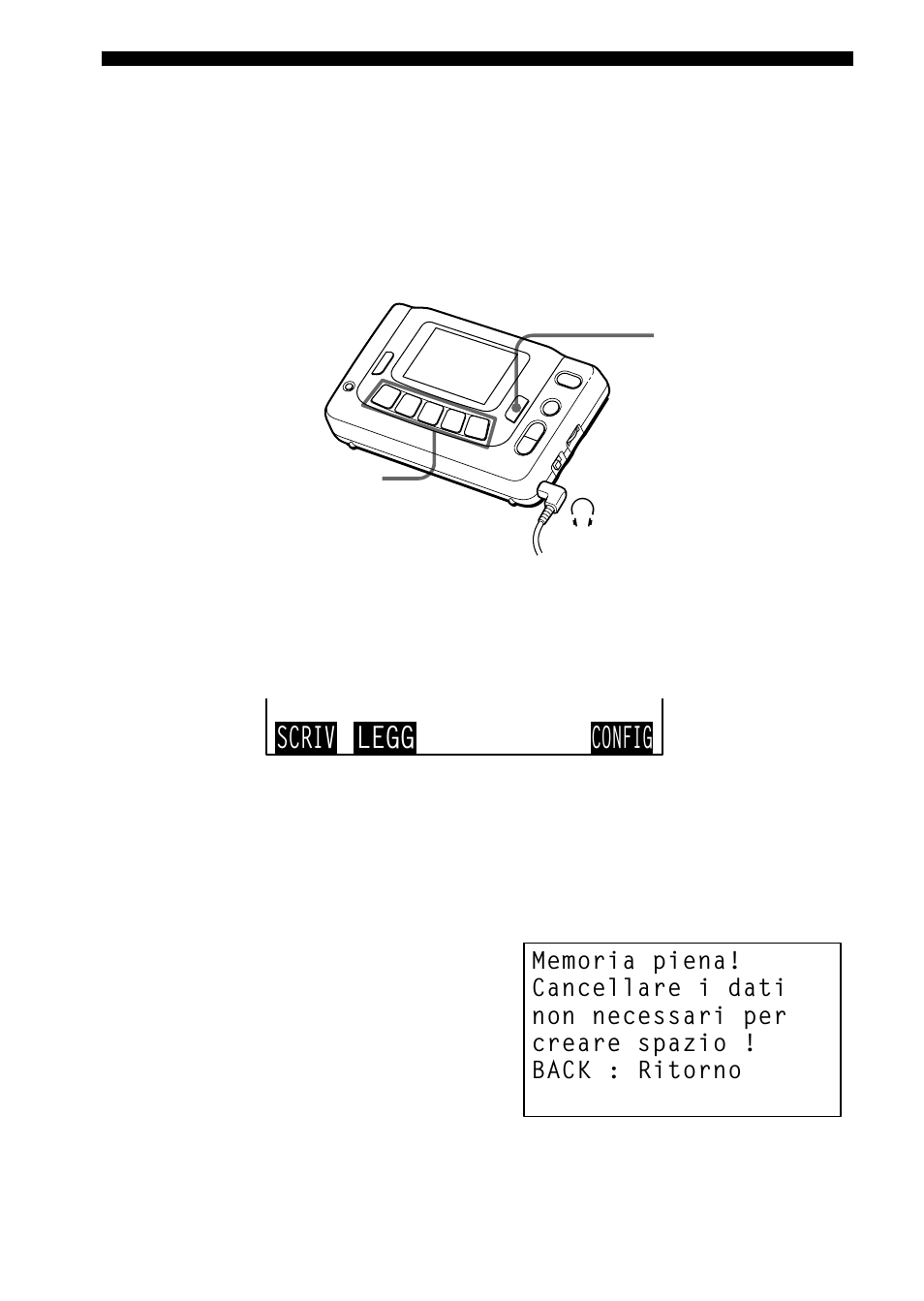 Memorizzazione delle informazioni per la visione | Sony SRF-DR2000 User Manual | Page 146 / 164