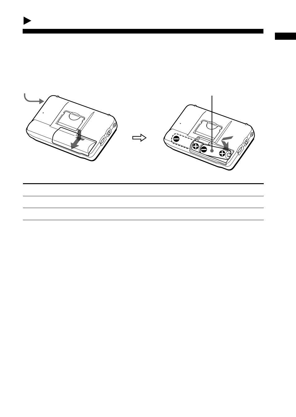 Installing the batteries, Getting started | Sony SRF-DR2000 User Manual | Page 5 / 164