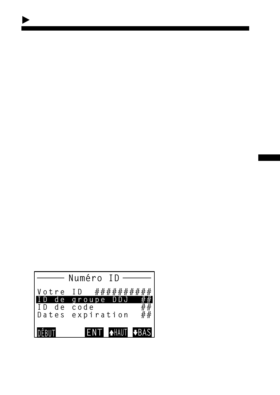 Informations diverses, Numéros d’identification (id) | Sony SRF-DR2000 User Manual | Page 55 / 164