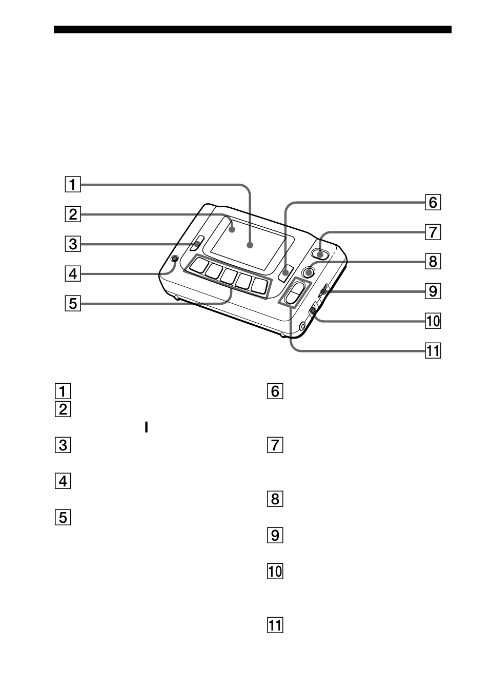 Description des éléments et commandes, Appareil principal | Sony SRF-DR2000 User Manual | Page 62 / 164