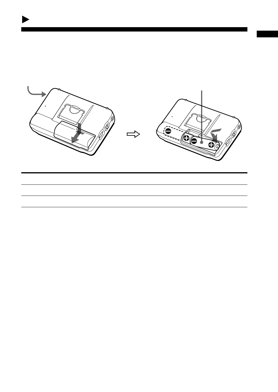 Einlegen der batterien, Die ersten schritte | Sony SRF-DR2000 User Manual | Page 69 / 164