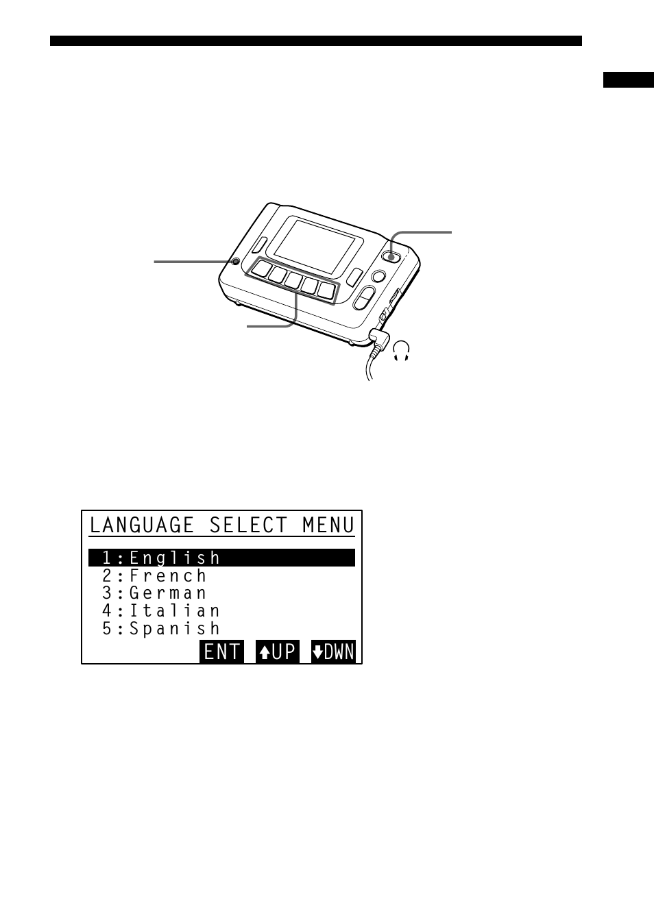 Wahl der sprache | Sony SRF-DR2000 User Manual | Page 71 / 164