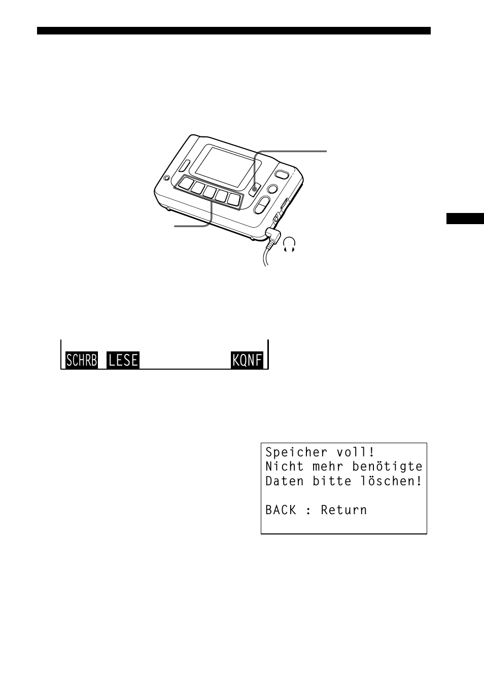 Sichern der angezeigten informationen | Sony SRF-DR2000 User Manual | Page 81 / 164