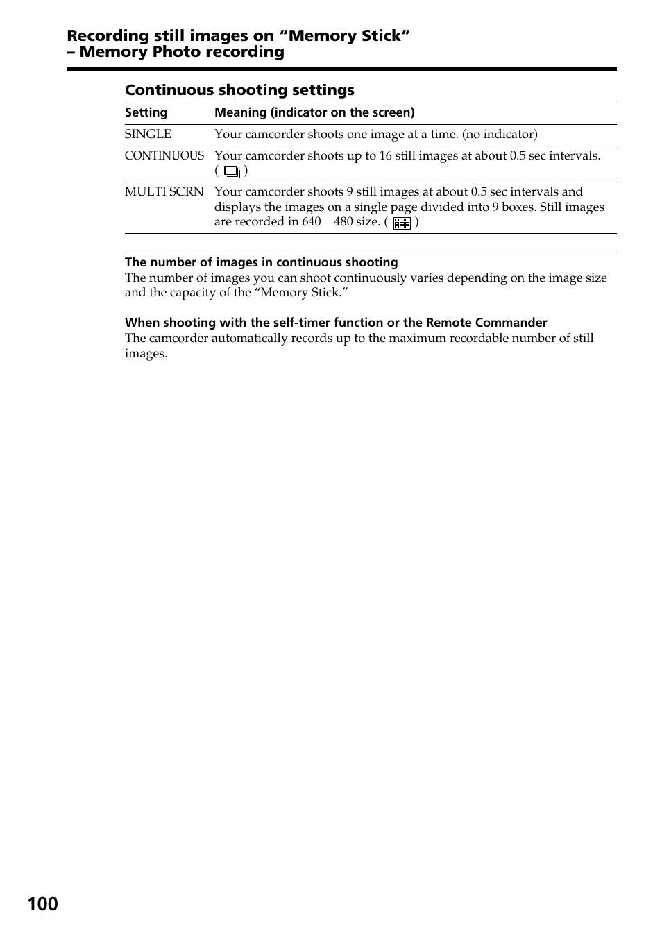 Sony TRV828 User Manual | Page 100 / 168