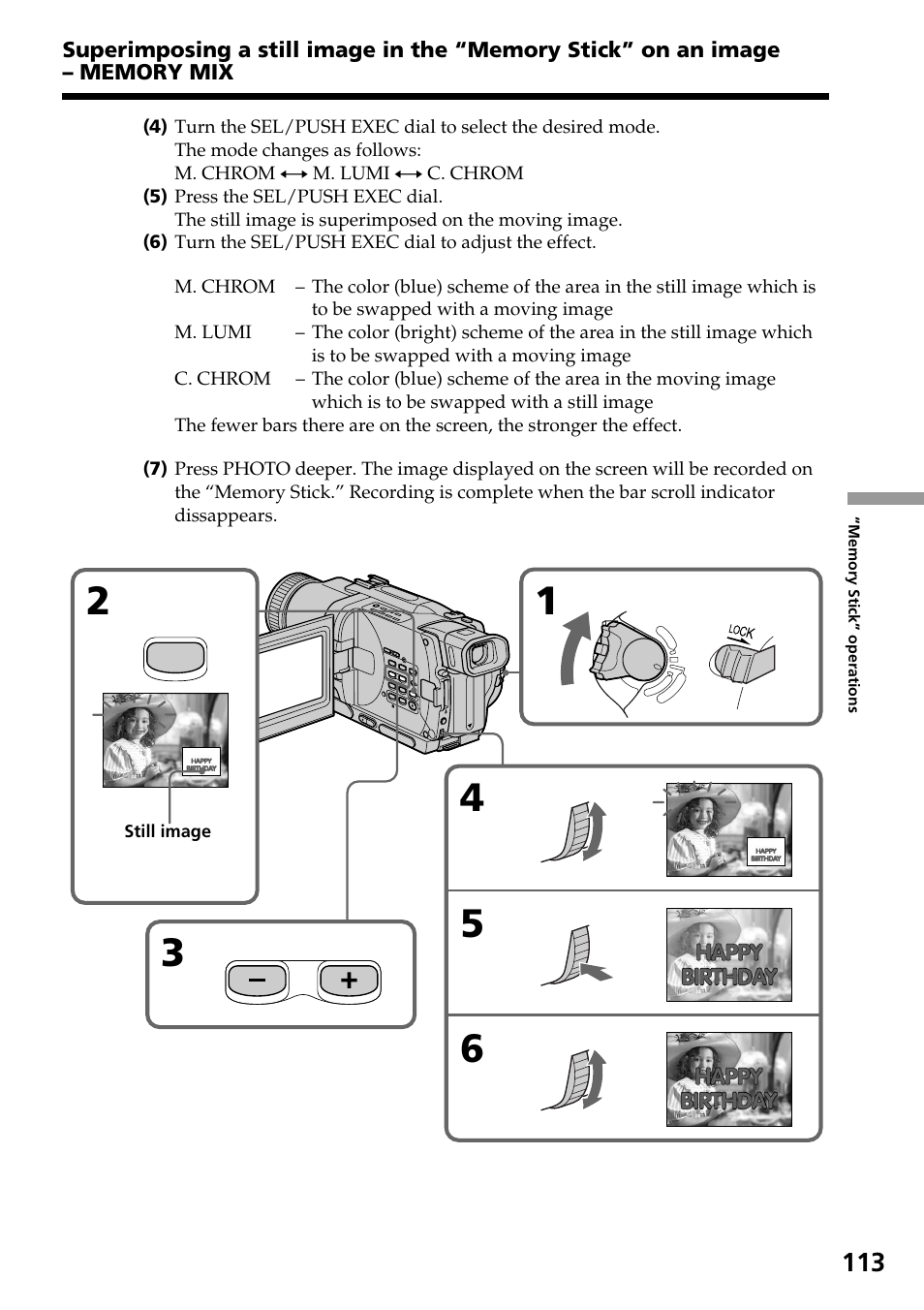 Sony TRV828 User Manual | Page 113 / 168