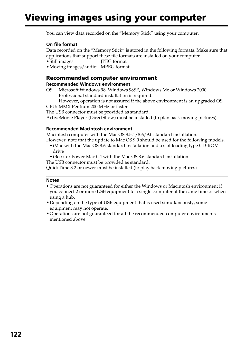 Viewing images using your computer | Sony TRV828 User Manual | Page 122 / 168