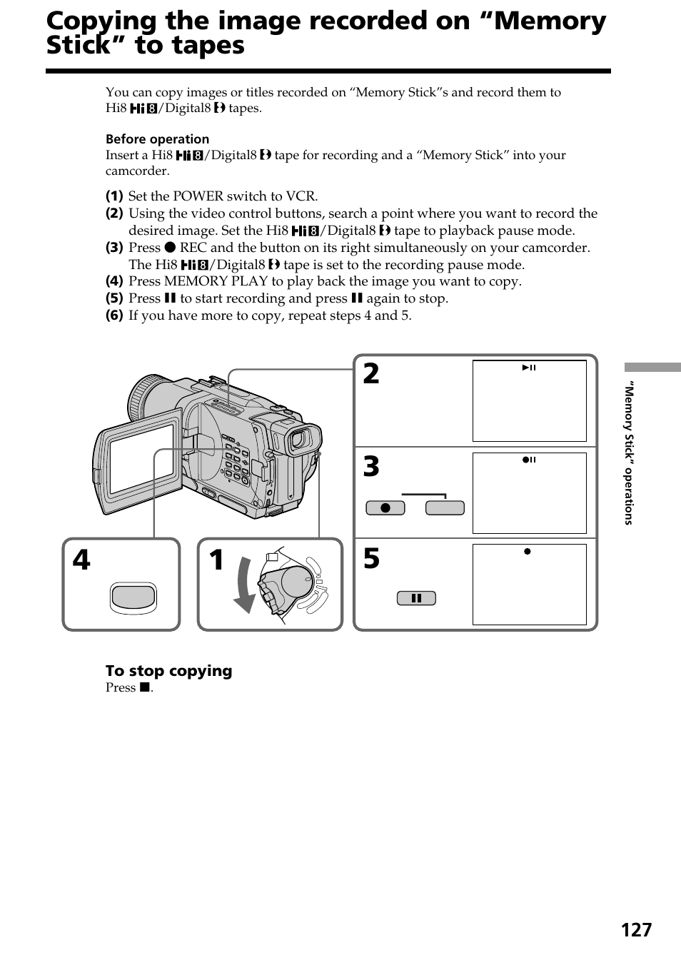 Sony TRV828 User Manual | Page 127 / 168