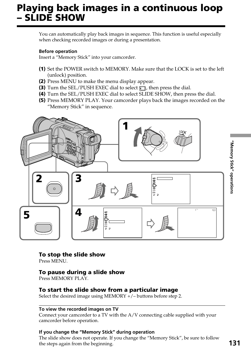 Sony TRV828 User Manual | Page 131 / 168