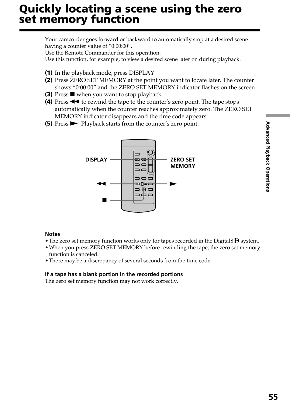 Sony TRV828 User Manual | Page 55 / 168