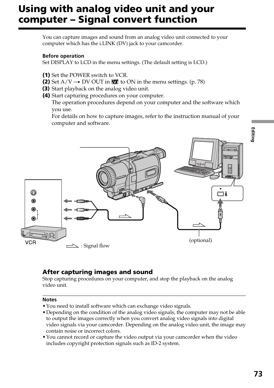 Sony TRV828 User Manual | Page 73 / 168