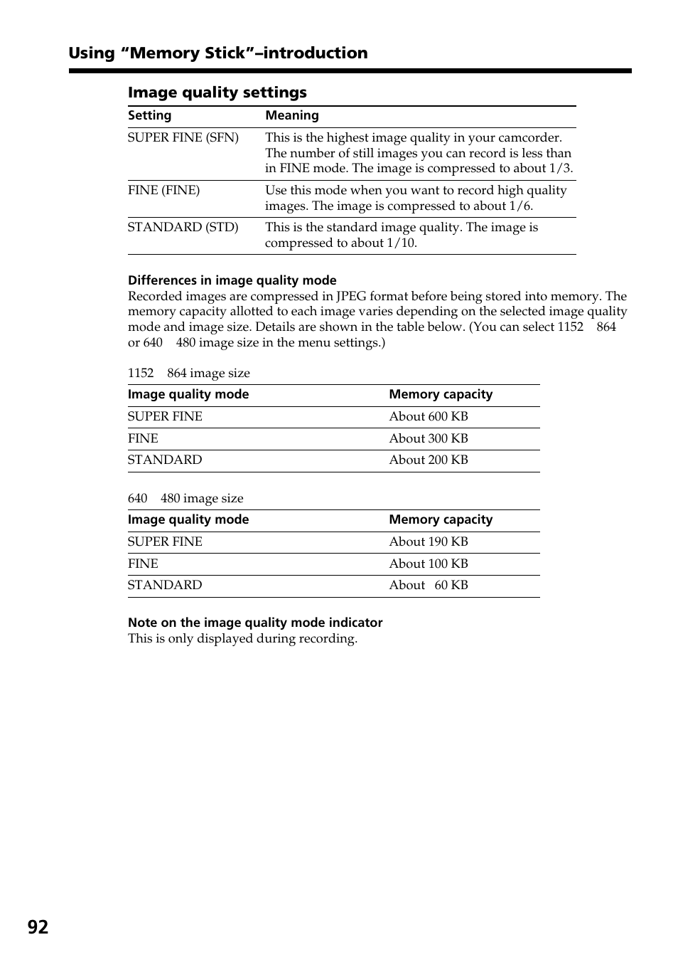 Sony TRV828 User Manual | Page 92 / 168