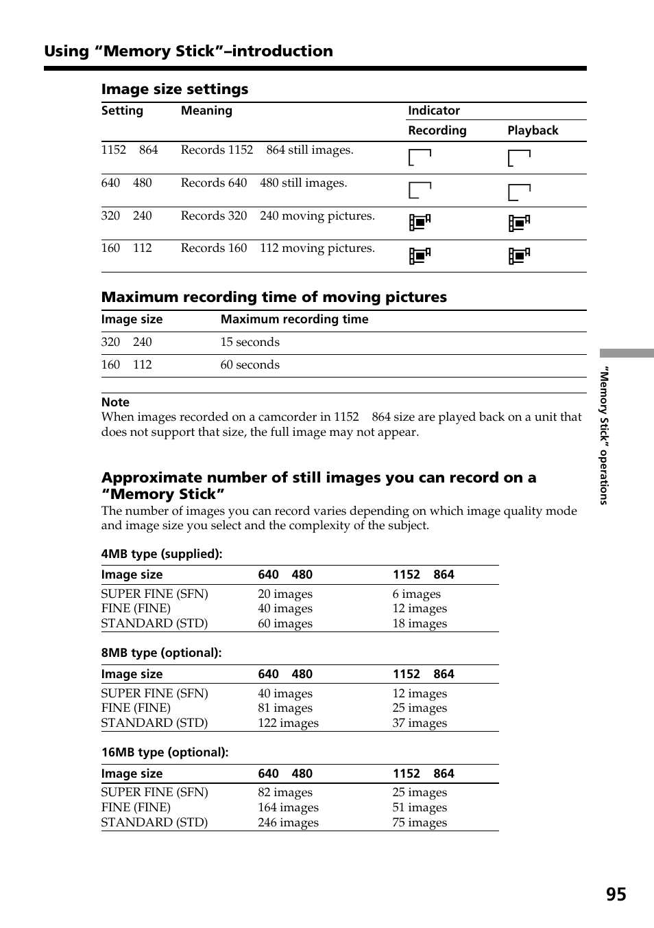 Sony TRV828 User Manual | Page 95 / 168