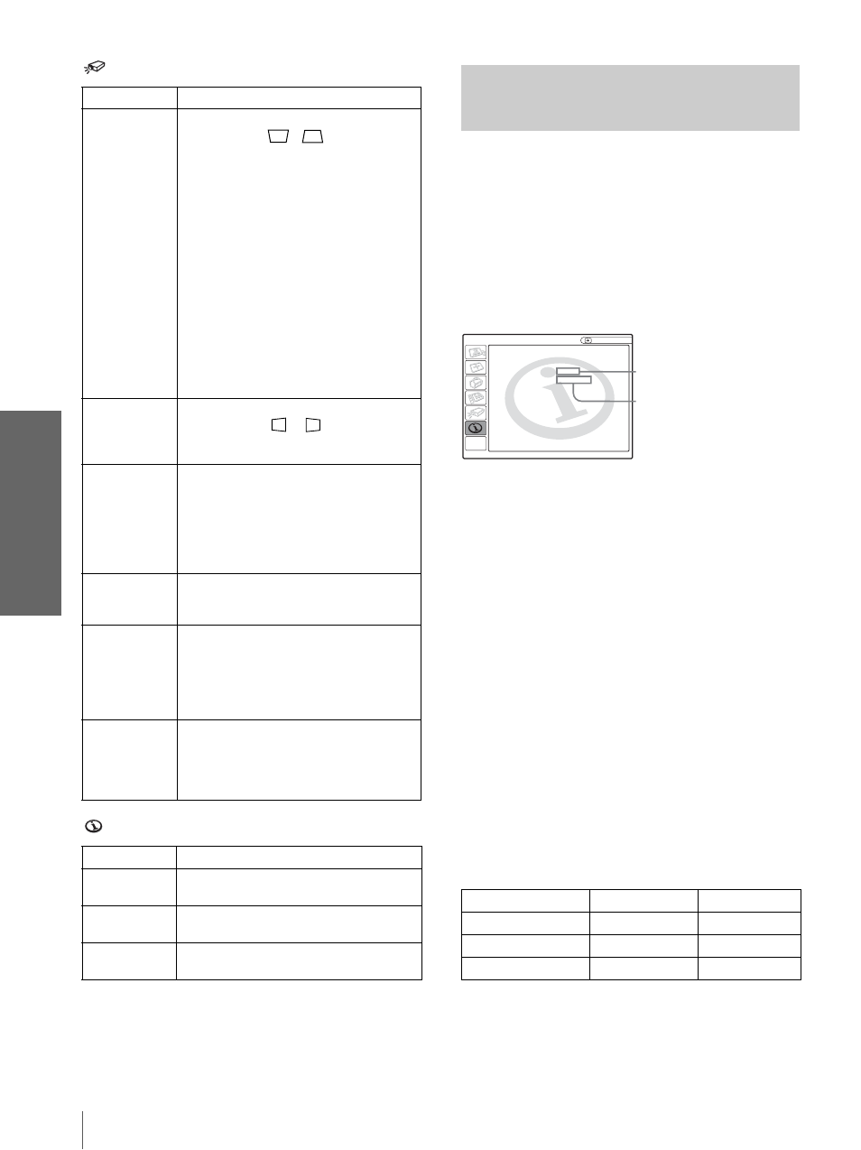 Acerca del nº de memoria preestablecida, Us o de los m e nús | Sony Cineza VPL-HS2 User Manual | Page 114 / 132