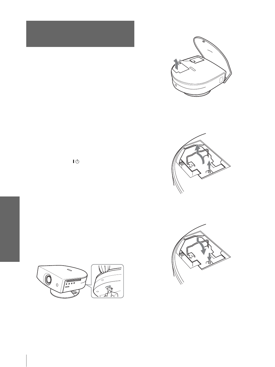 Sustitución de la lámpara, Aire, Otr o s | Sony Cineza VPL-HS2 User Manual | Page 118 / 132