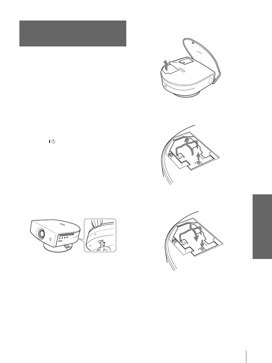 Replacing the lamp, Oth e rs | Sony Cineza VPL-HS2 User Manual | Page 31 / 132