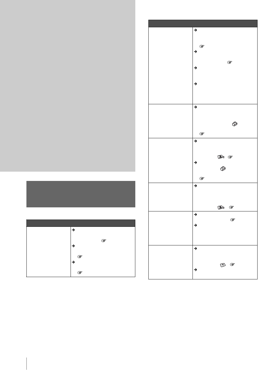 Divers, Dépannage | Sony Cineza VPL-HS2 User Manual | Page 72 / 132