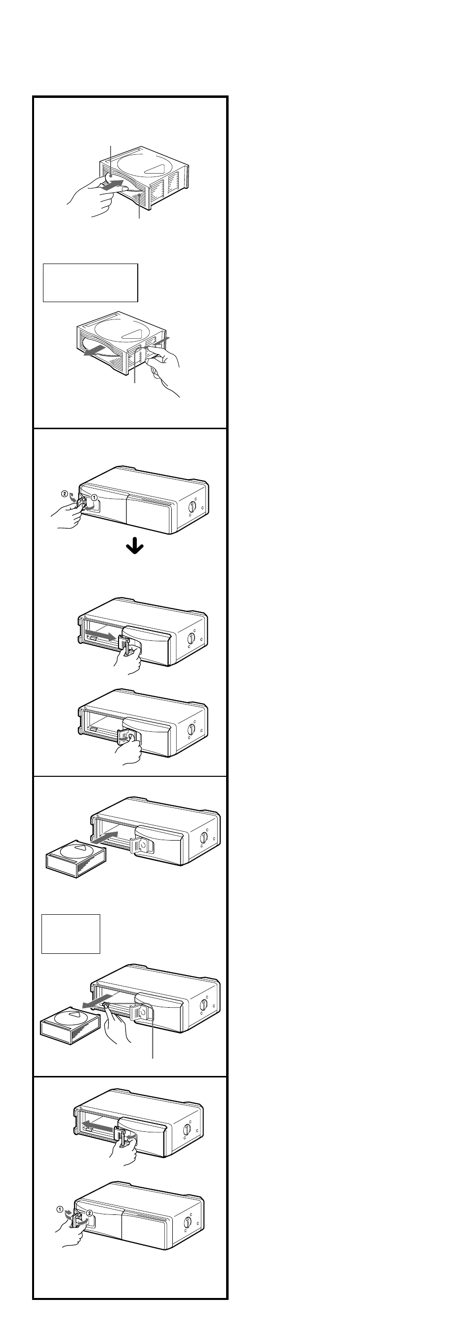 Preparations/préparatifs/ preparativos | Sony CDX91 User Manual | Page 3 / 4