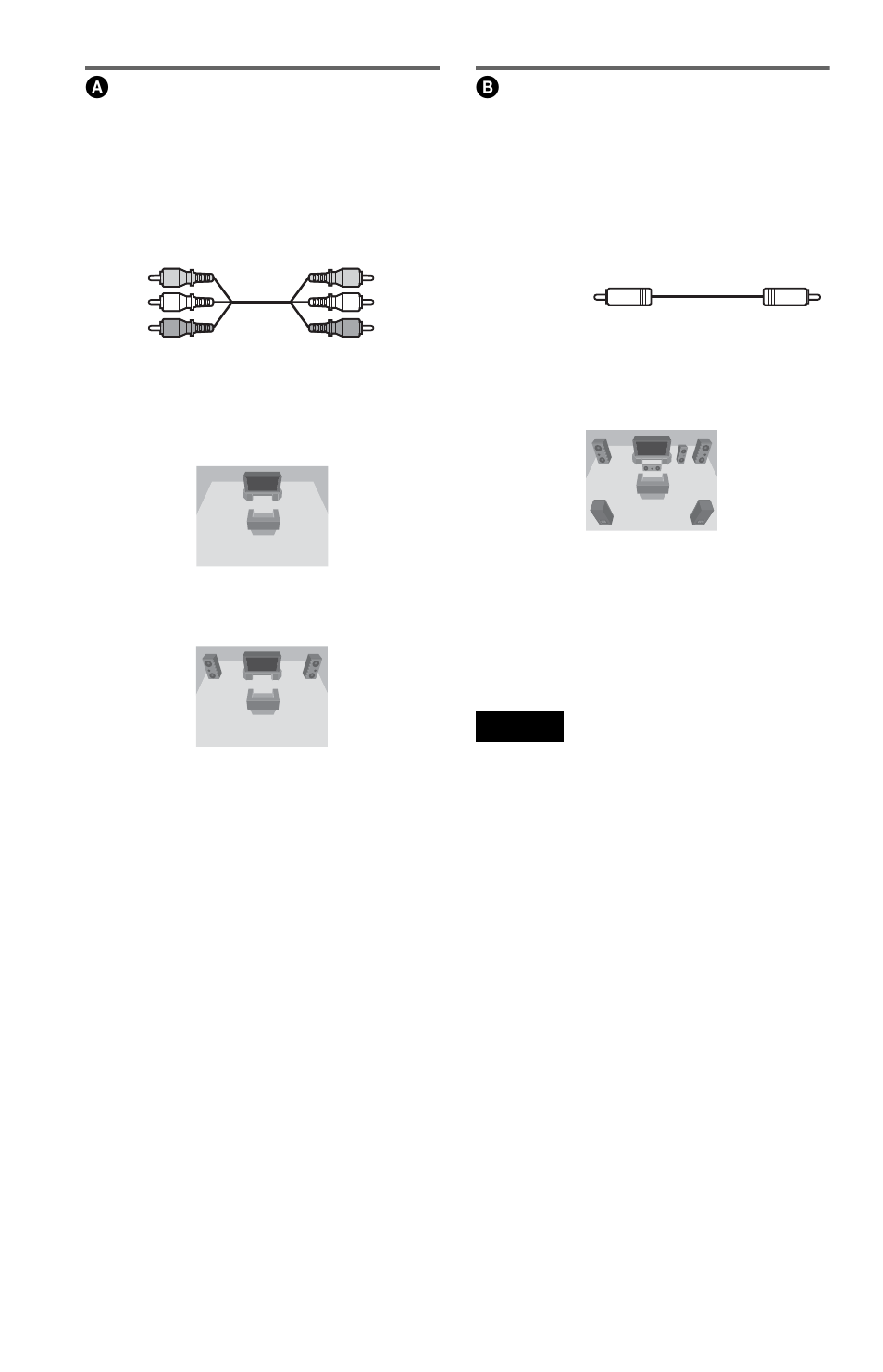 Connecting to audio l/r input jacks, Connecting to a digital audio input jack | Sony DVP-NS37 User Manual | Page 18 / 76