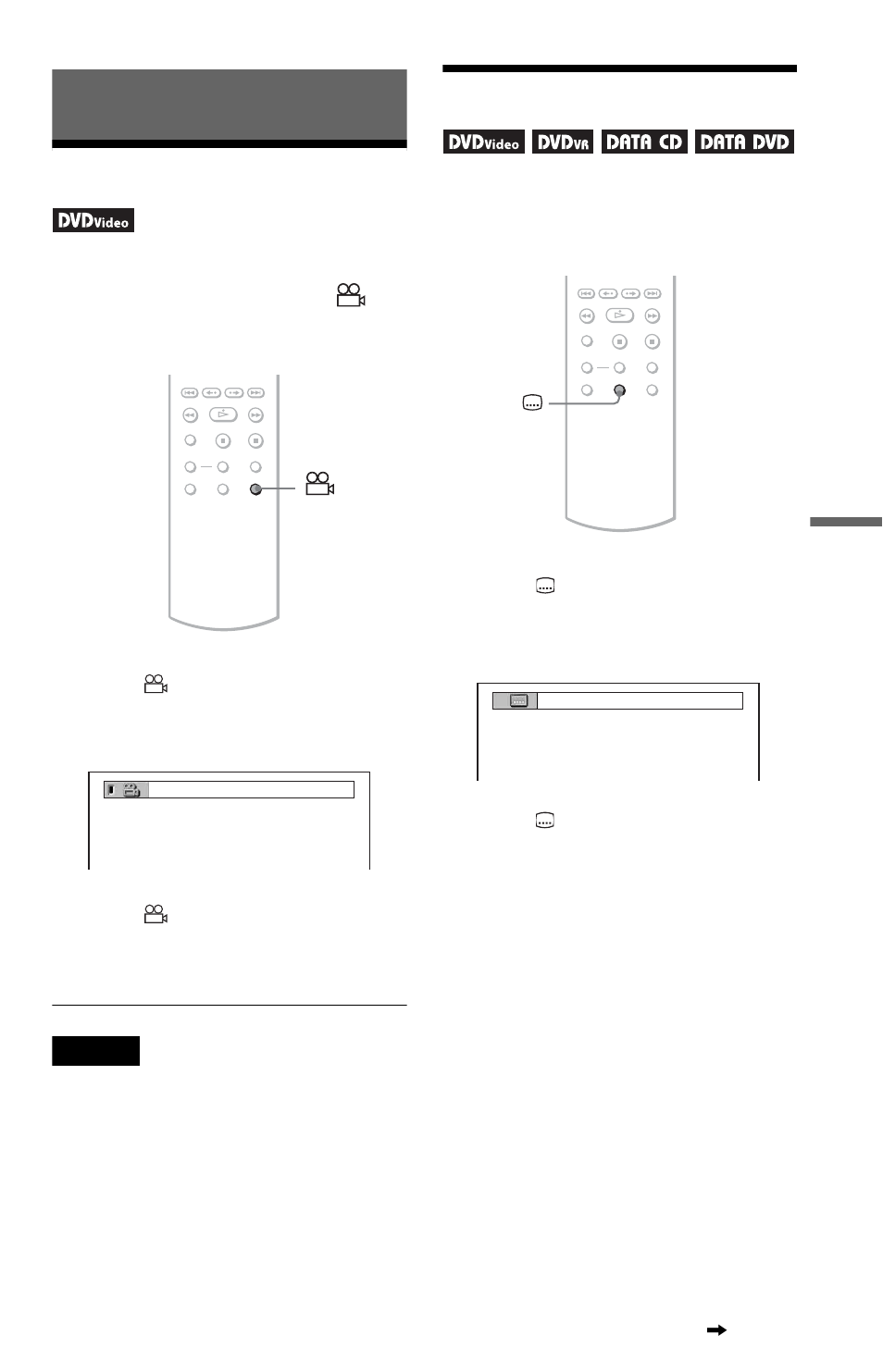 L0 - enjoying movies, L1 - changing the angles, L1 - displaying the subtitles | Enjoying movies, Changing the angles displaying the subtitles, Subtitle) button (43), Button (43), Changing the angles, Displaying the subtitles | Sony DVP-NS37 User Manual | Page 43 / 76