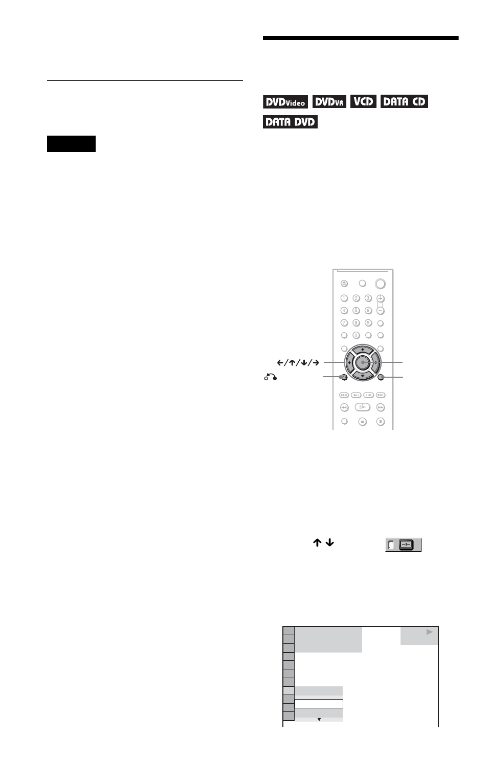 Adjusting the playback picture (cu, Adjusting the playback picture | Sony DVP-NS37 User Manual | Page 44 / 76