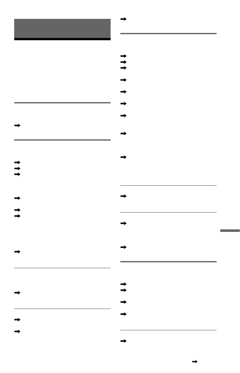 L0 - additional information, L1 - troubleshooting, Additional information | Troubleshooting, Power, Picture, Sound, Operation | Sony DVP-NS37 User Manual | Page 67 / 76
