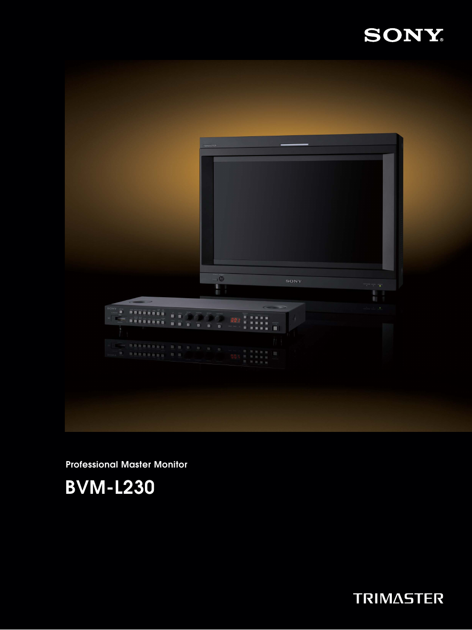 Sony BVM-L230 User Manual | 20 pages