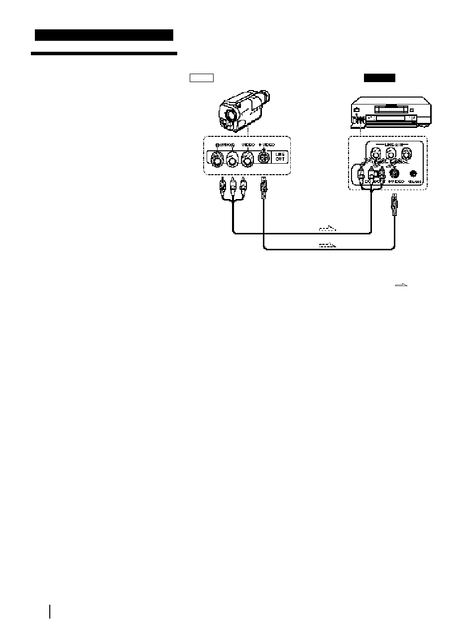 Preparation, Connections (continued) | Sony DHR-1000 User Manual | Page 78 / 112