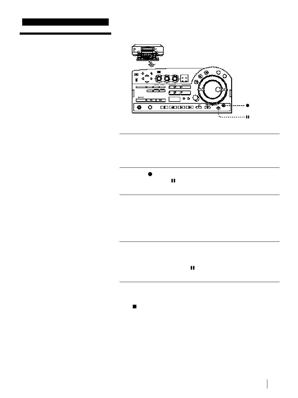 Copying a tape | Sony DHR-1000 User Manual | Page 79 / 112