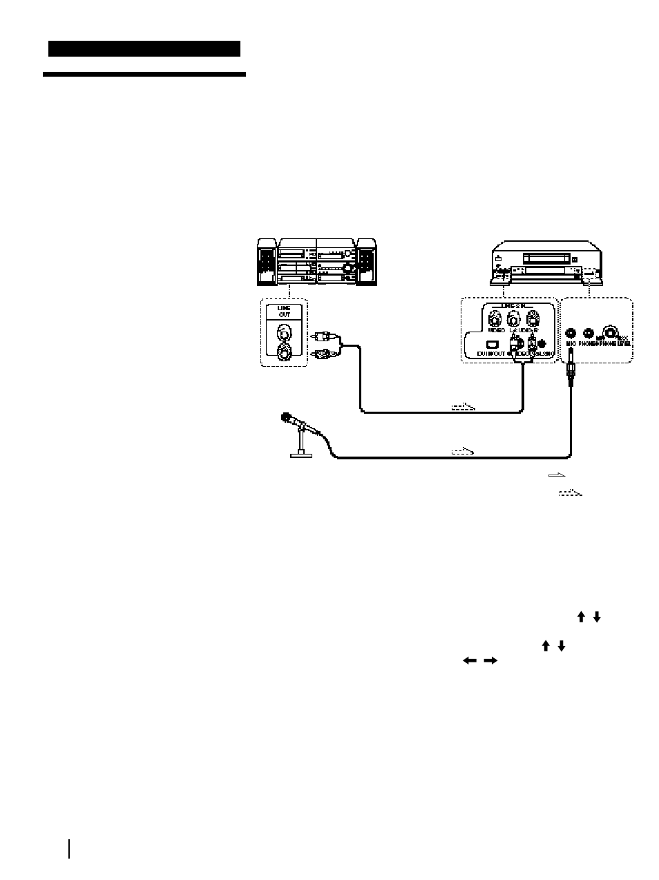 Audio dubbing, Connection preparation | Sony DHR-1000 User Manual | Page 86 / 112