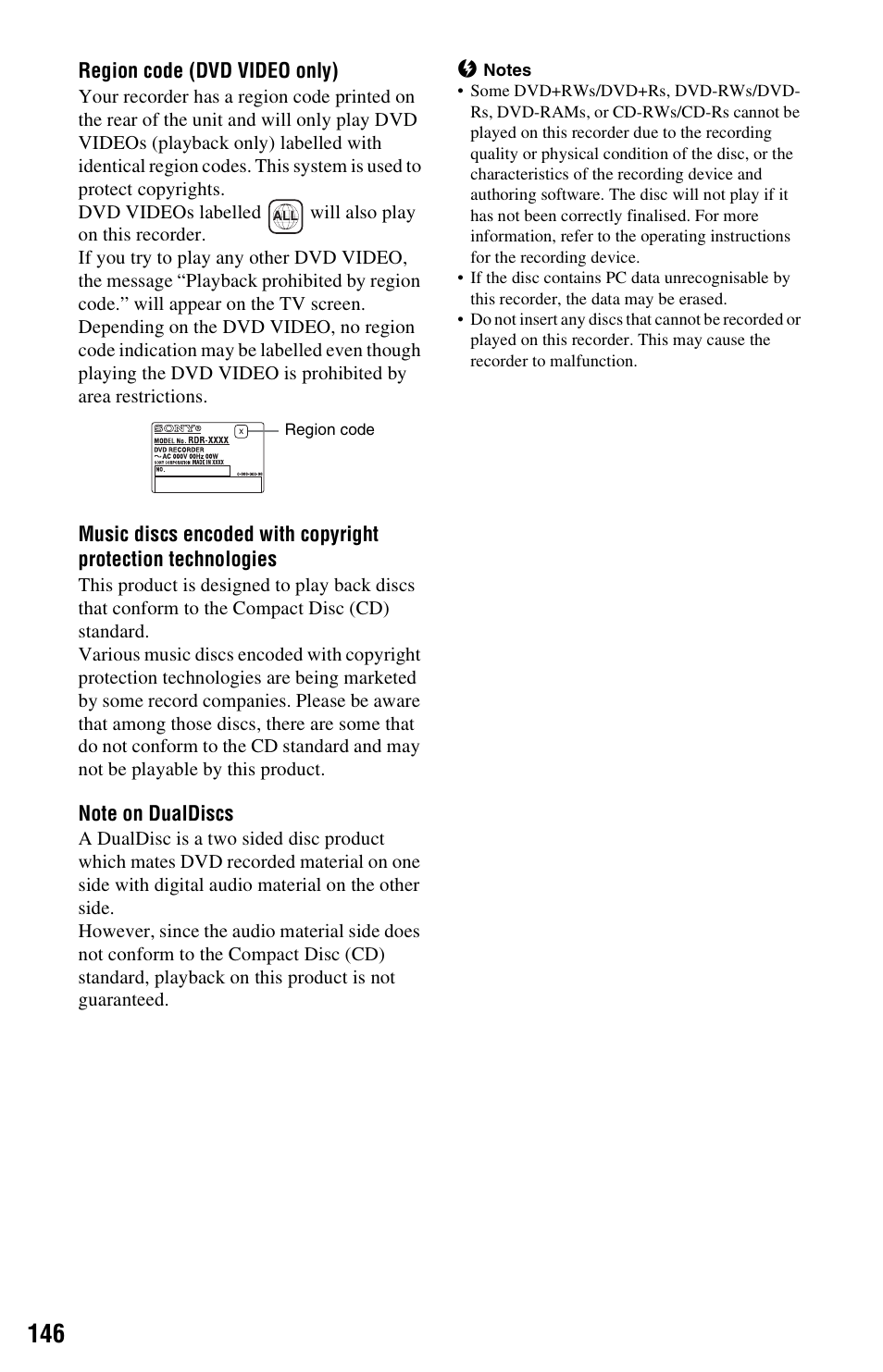 Sony AT107 User Manual | Page 146 / 160