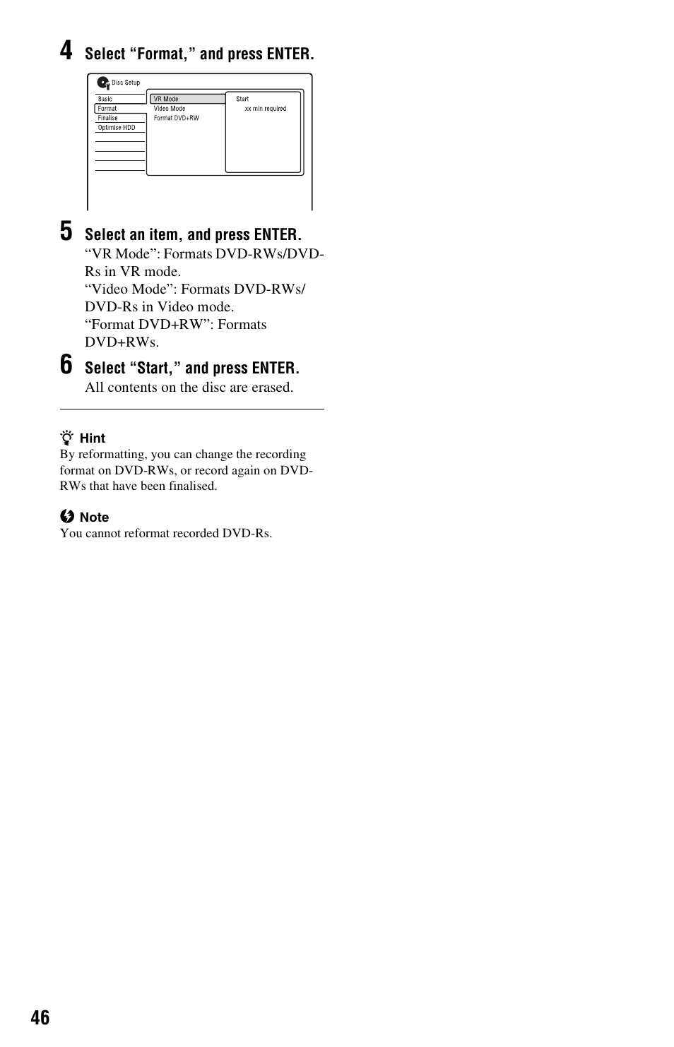 Sony AT107 User Manual | Page 46 / 160