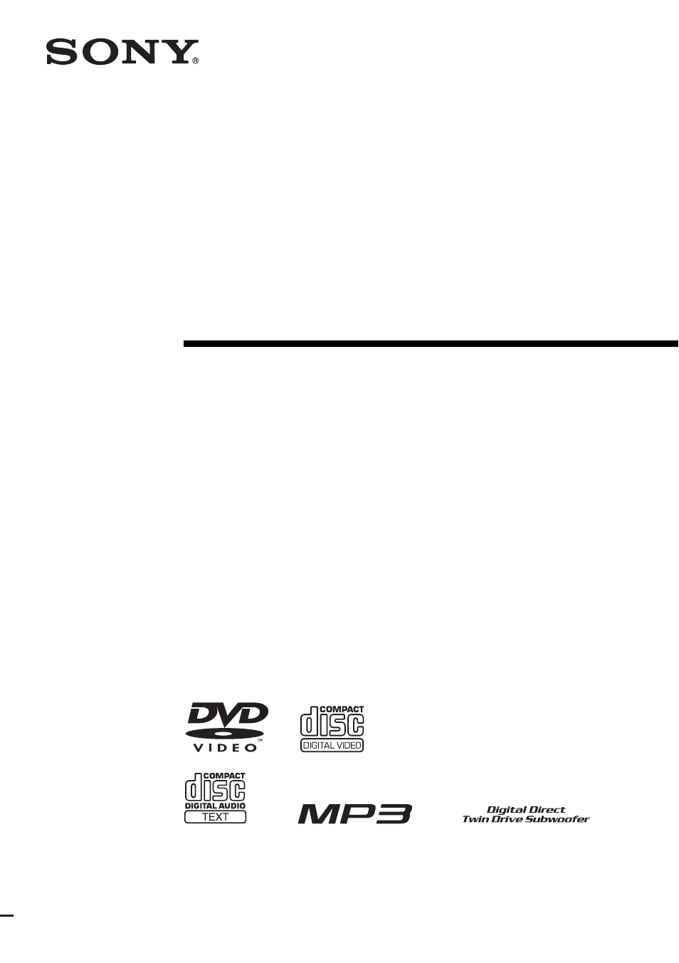 Sony DAV-DX170 User Manual | 96 pages