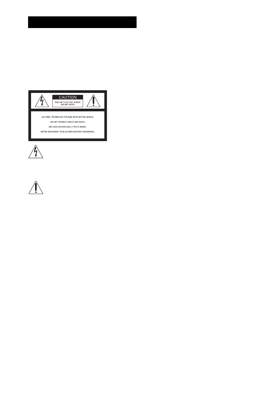 Warning, For the customers in the u.s.a, Caution | For the customers in canada caution, Precautions | Sony DAV-DX170 User Manual | Page 2 / 96