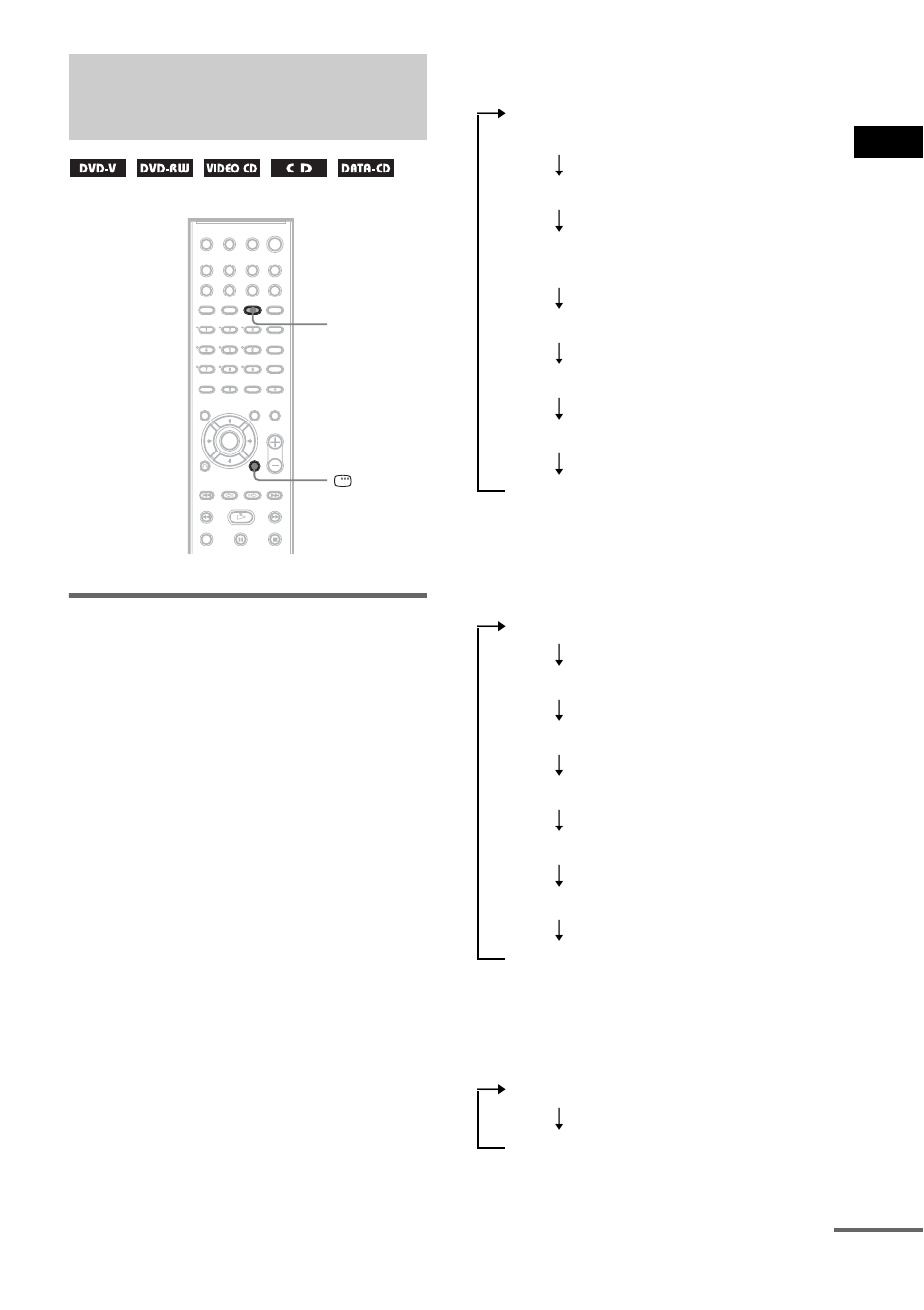 Viewing information about the disc | Sony DAV-DX170 User Manual | Page 49 / 96