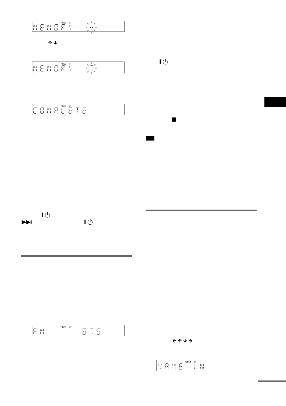 Listening to the radio, Naming preset stations | Sony DAV-DX170 User Manual | Page 67 / 96