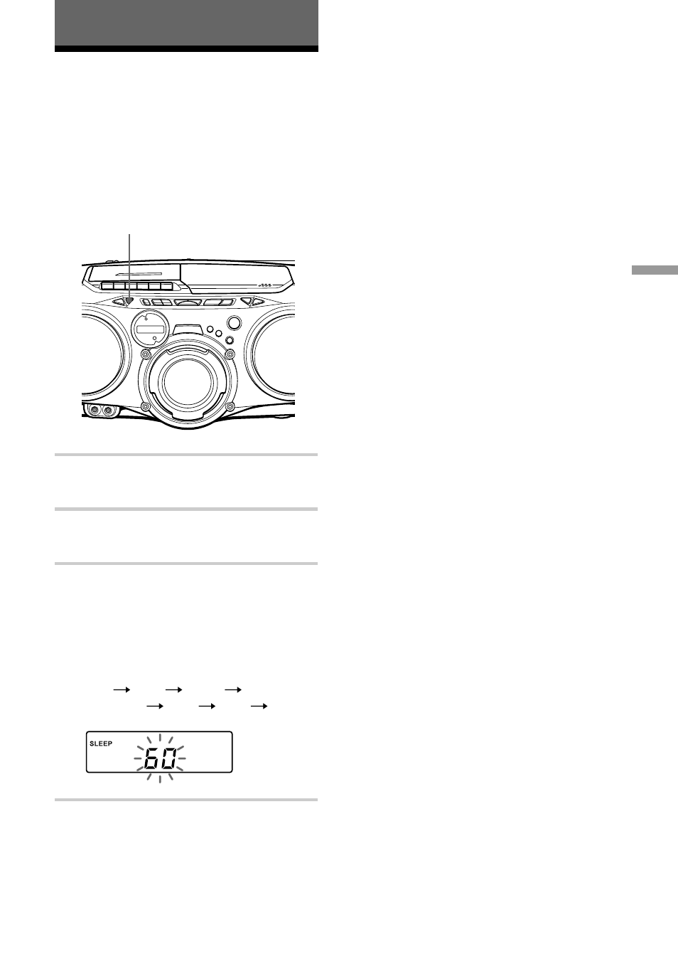 Temporizador, Desactivación automática de la unidad | Sony CFD-G70 User Manual | Page 49 / 60