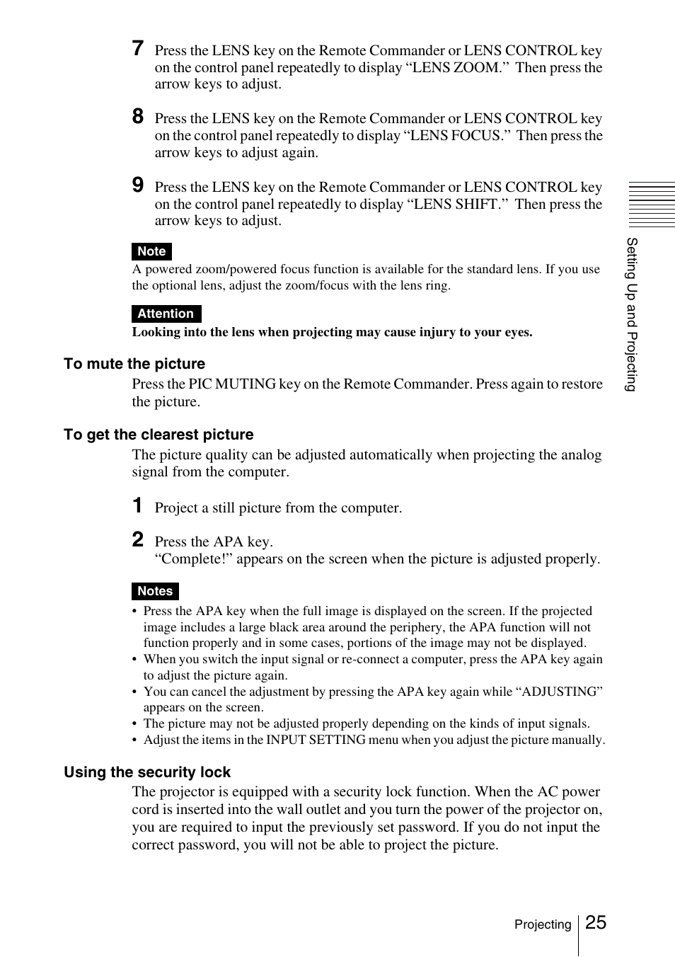 Sony FX52L User Manual | Page 25 / 57