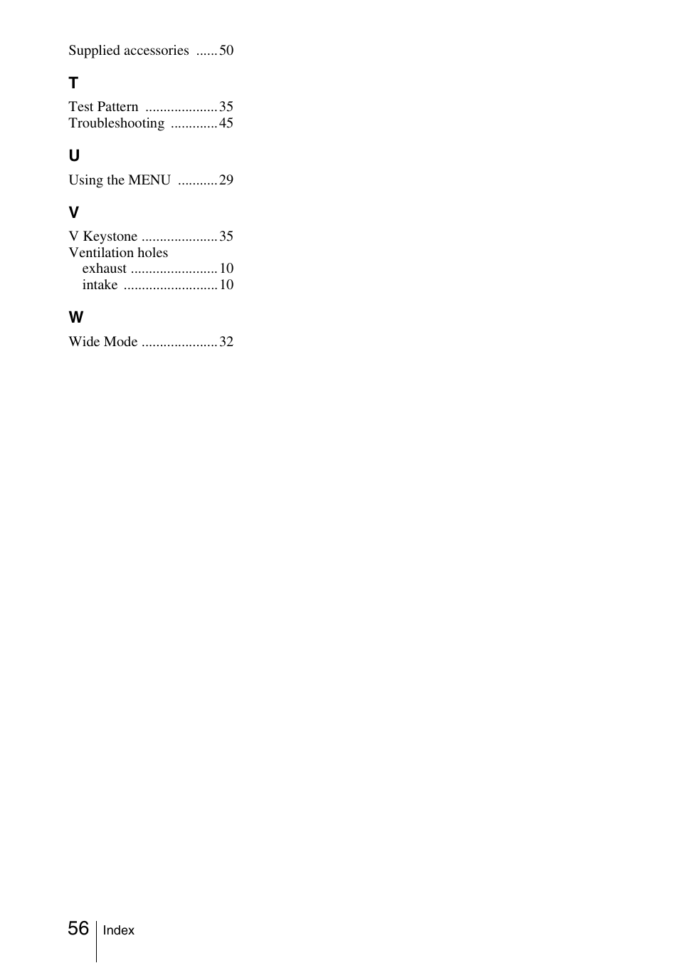 Sony FX52L User Manual | Page 56 / 57