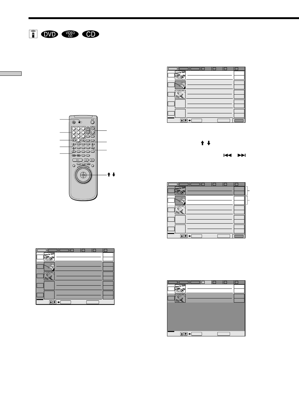 Playing discs | Sony DVP-CX860 User Manual | Page 34 / 96