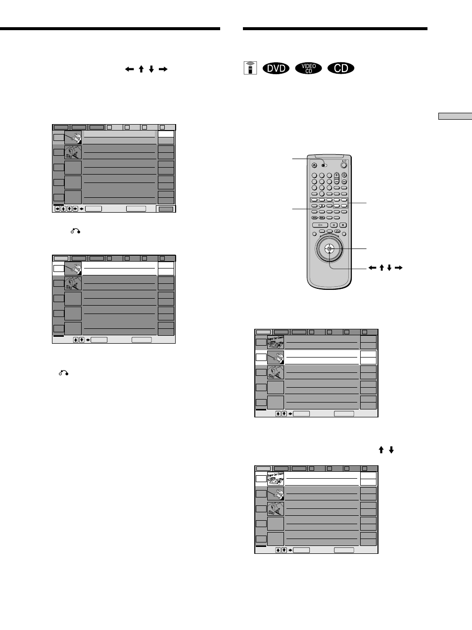 Sorting discs (disc browser - sort mode), Sorting discs (disc browser - sort mode) z, Playing discs | Sony DVP-CX860 User Manual | Page 39 / 96