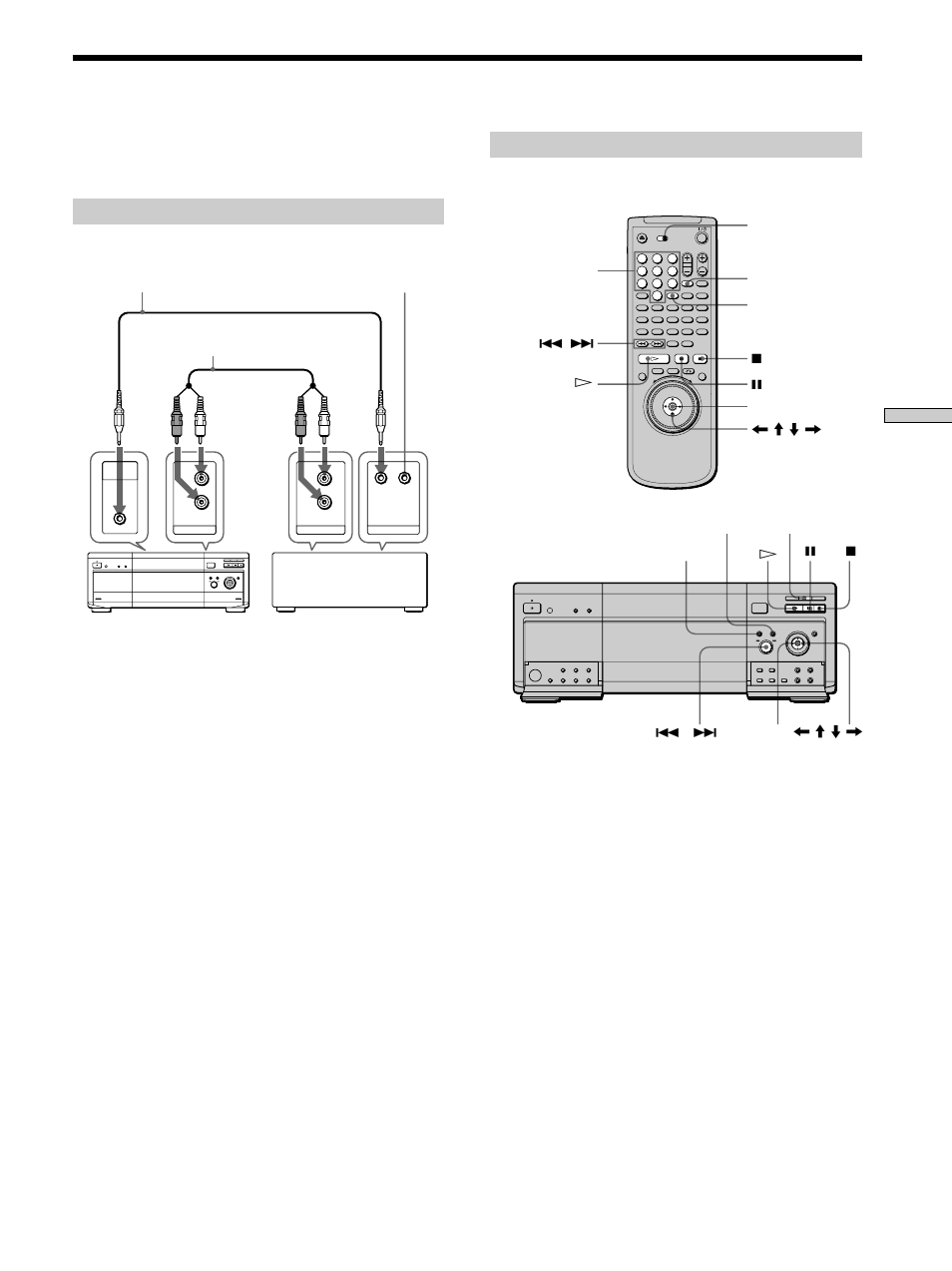 Controlling the cd changer (mega control), Connecting the cd changer, Controlling the cd changer | Settings and adjustments, Turn on the player and the cd changer, Select the play mode you want on the cd changer | Sony DVP-CX860 User Manual | Page 79 / 96