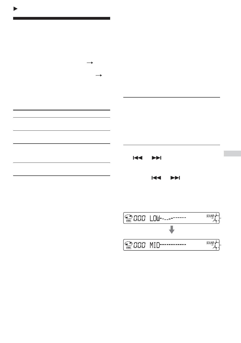 Low m mid, Adjusting sound quality | Sony D-NE900LS User Manual | Page 25 / 128